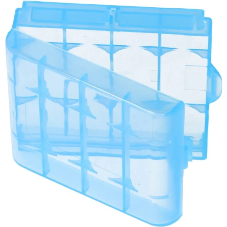 Universal AccuCell AccuSafe, Akkubox Aufbewahrungsbox Blau für AA-AA