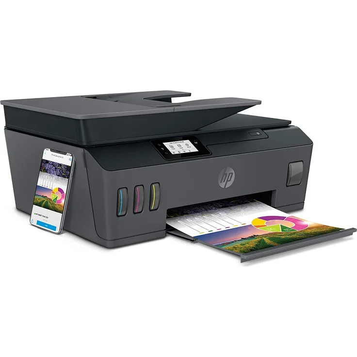 HP Smart Tank Plus 570 Multifunktionsdrucker (Drucker, Scanner, Kopierer, WLAN, AirPrint, 3-in-1, inklusive Tinte für bis zu 3 Jahre drucken) – Bild 4