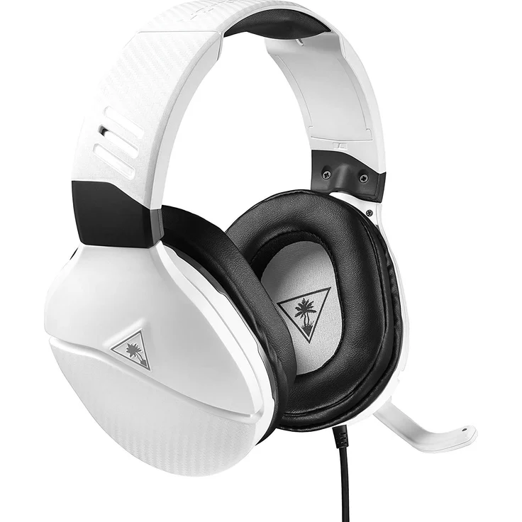 Turtle Beach Recon 200 Weiß Gaming-Kopfhörer mit Verstärker - PS4, PS5, Xbox One, Nintendo Switch und PC – Bild 1