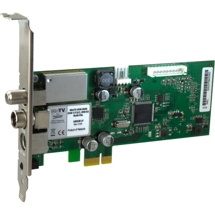 Hauppauge WinTV-HVR-5525HD - 01432 - HD PCI-Express Karte (Hybrid TV-Tuner für DVB-C, DVB-T2-T, DVB-S2-S, Analog-TV und mit A-V-Eingang) – Bild 1