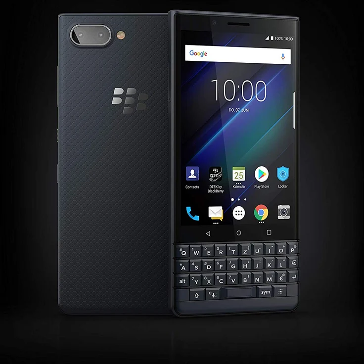 BlackBerry Key2 LE Smartphone 11,43cm (4,57 Zoll) IPS-Display, 64GB interner Speicher, 4GB RAM, Dual-SIM, Android, Space Blau/Grau – Bild 7