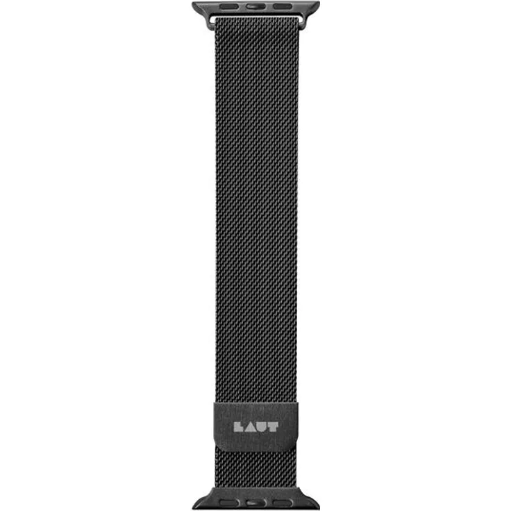 LAUT Steel Loop, Armband für Apple Watch 42/44 mm, schwarz
