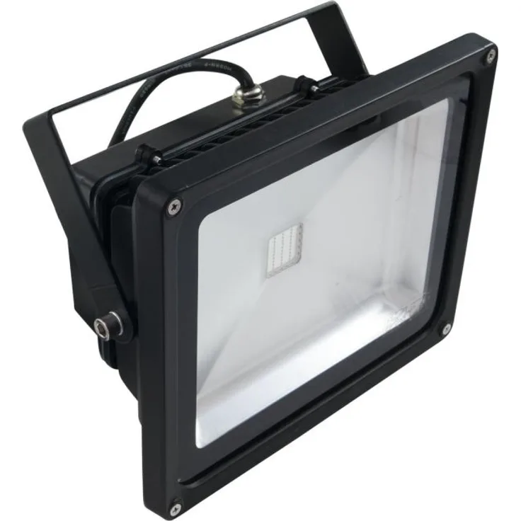 Eurolite LED IP FL-30 COB UV | Wetterfester (IP54) UV-Scheinwerfer mit 30-Watt-COB-UV-LED | High-Power UV Schwarzlicht Beleuchtung | Vielseitige UV-Effekte möglich