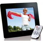 Intenso Photobase Digitaler Bilderrahmen (20,3cm (8 Zoll) Display, SD Kartenslot, Fernbedienung) schwarz