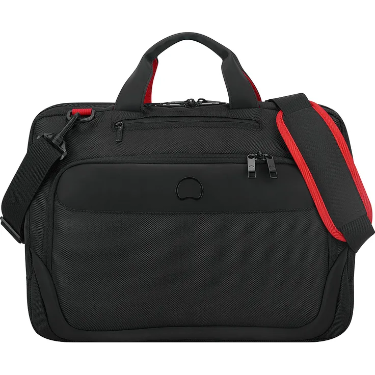 DELSEY Parvis Plus Laptop Rollkoffer, 41 cm, 14 liters, Schwarz (Noir)