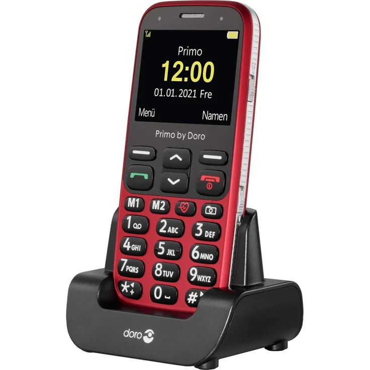 Doro Primo 368 Seniorenhandy 5,84cm (2,3 Zoll) Display, Rot – Bild 1