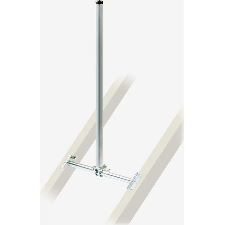 Fuba DSP 065 Dachsparrenhalter - -geprüft für Sat Schüsseln bis 1,0m Durchmesser, Sparrenabstand 39 bis 52 cm, Masthöhe 130 cm, 48 mm, feuerverzinkt