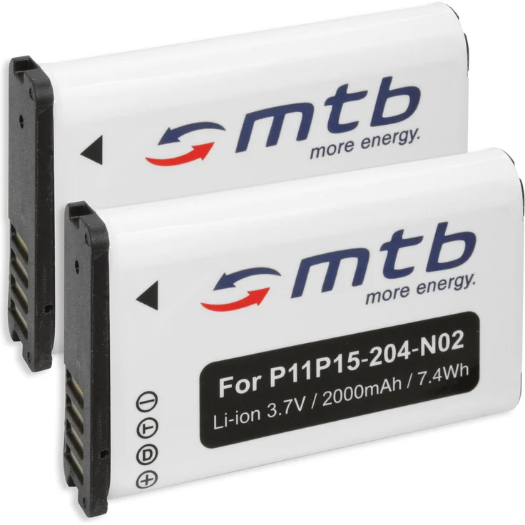 2x Akku 010-11654-03 für Garmin VIRB, VIRB Elite / Monterra / Montana 600, 650... s. Liste!