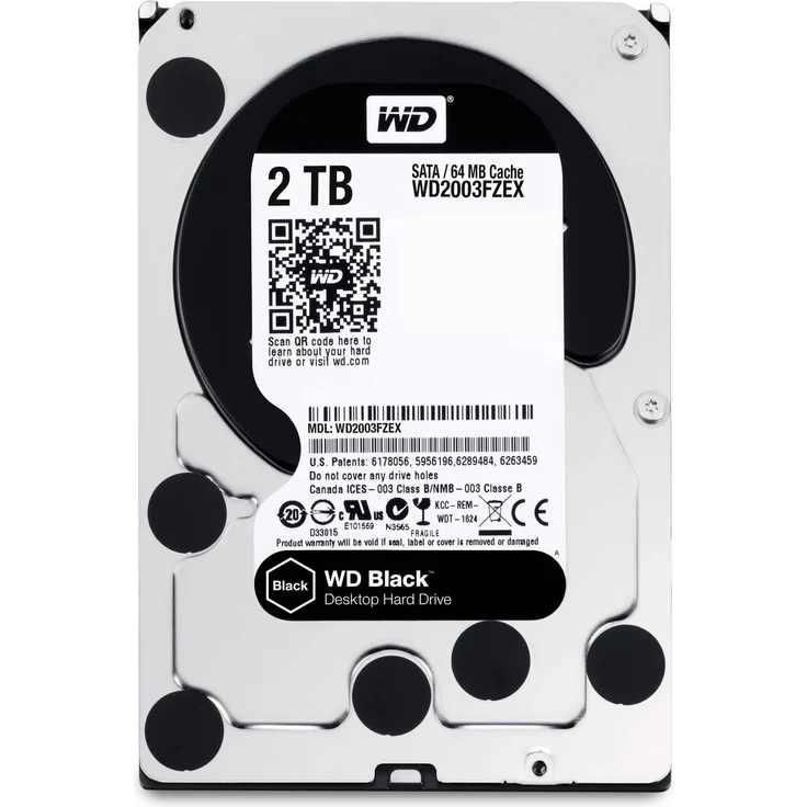 WD Black Performance Hard Drive WD2003FZEX - Festplatte - 2 TB - intern - 3.5 Zoll (8.9 cm) - SATA 6Gb/s - 7200 rpm - Puffer: 64 MB (WD2003FZEX) – Bild 2