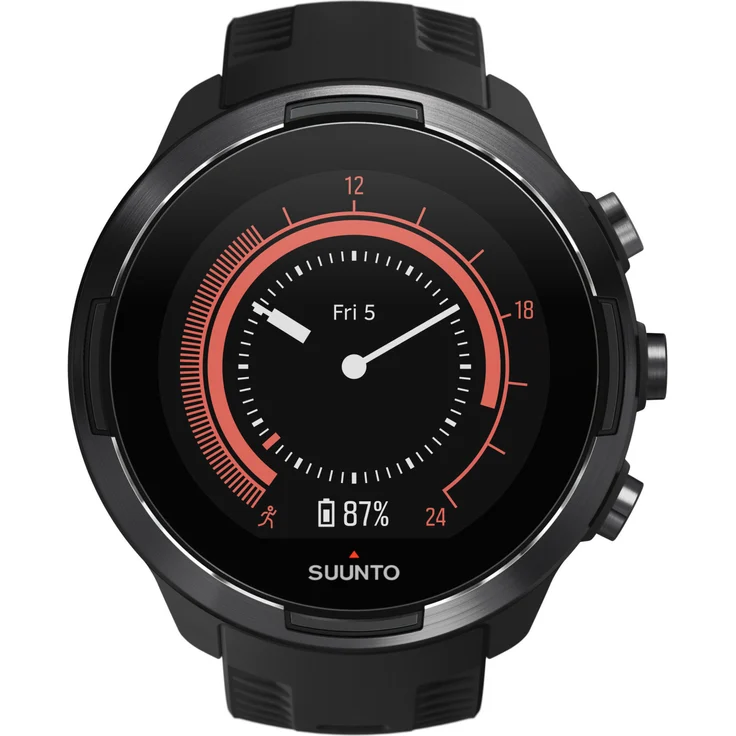 Suunto 9 Baro Smartwatch GPS, Unisex, 50mm, glasfaserverstärktes Polyamidgehäuse, Schwarz – Bild 1