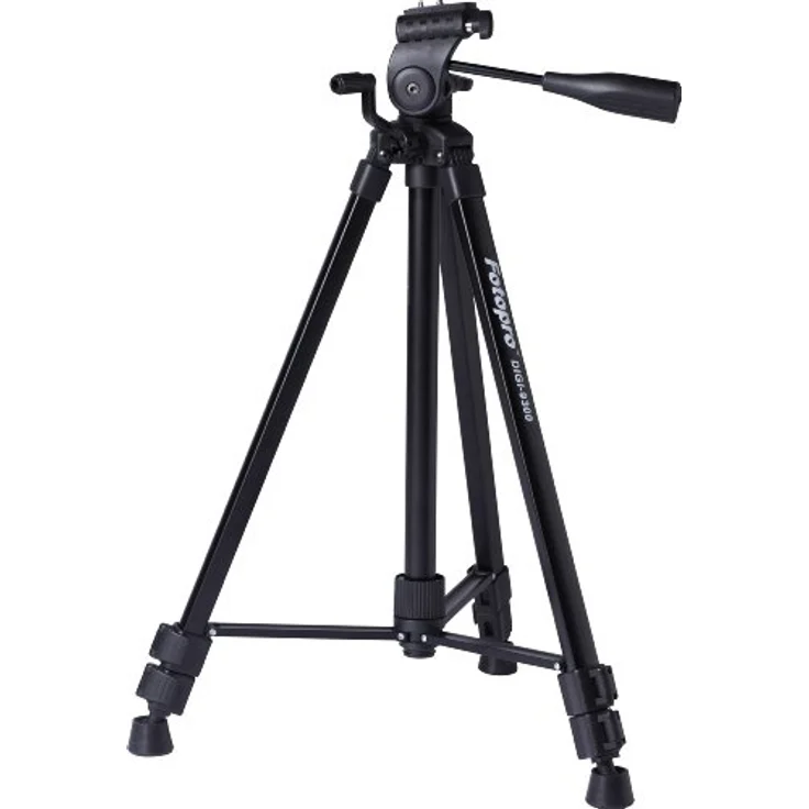 Rollei Compact Traveler Star S2 ehemals DIGI 9300 I Videostativ aus Aluminium I bis zu 3 kg Traglast I inkl. Stativkopf und Stativtasche I Schwarz – Bild 1