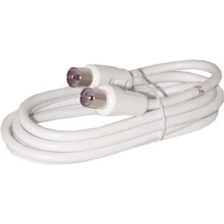 TELESTAR IEC Antennenanschlußkabel 1,0m, weiß