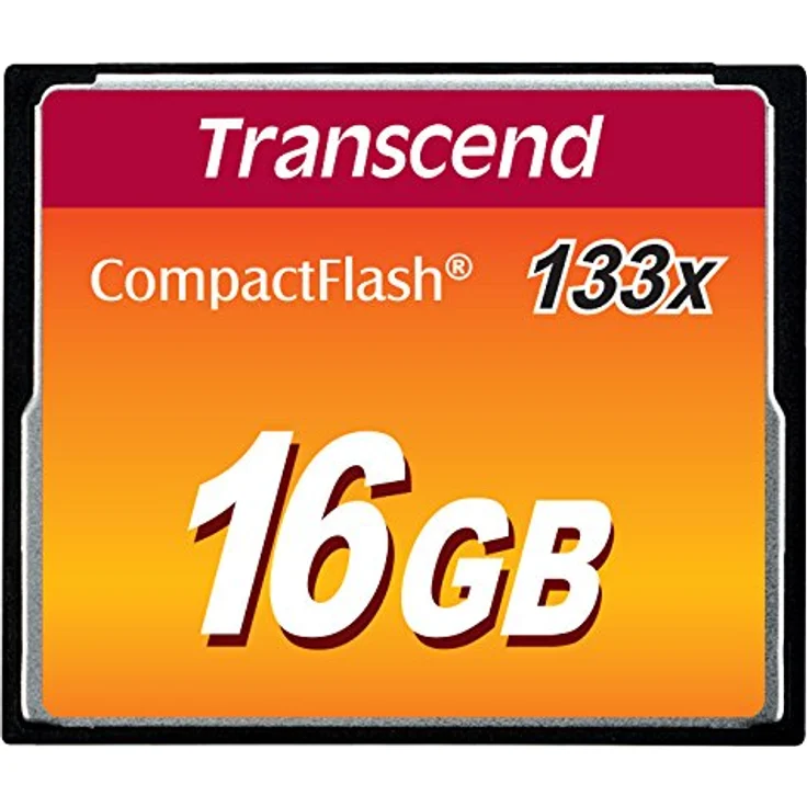 Transcend 16GB CompactFlash 133 Speicherkarte TS16GCF133 – Bild 1