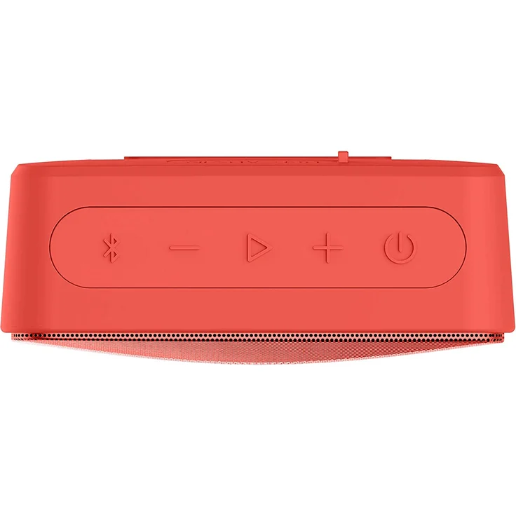 Grundig GBT Solo Mini Bluetooth-Lautsprecher mit Mikrofon, spritzwassergeschützt, rot – Bild 3