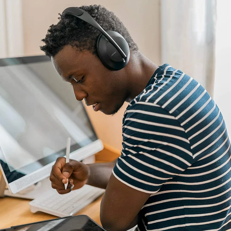 Bose Noise Cancelling Headphones 700 mit Alexa-Integration Over-Ear-Kopfhörer mit Bluetooth, Mikrofon, Noise Cancelling, schwarz – Bild 11
