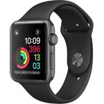 Apple Watch Series 2 GPS Aluminium 38mm Sportarmband Space Grau/Schwarz