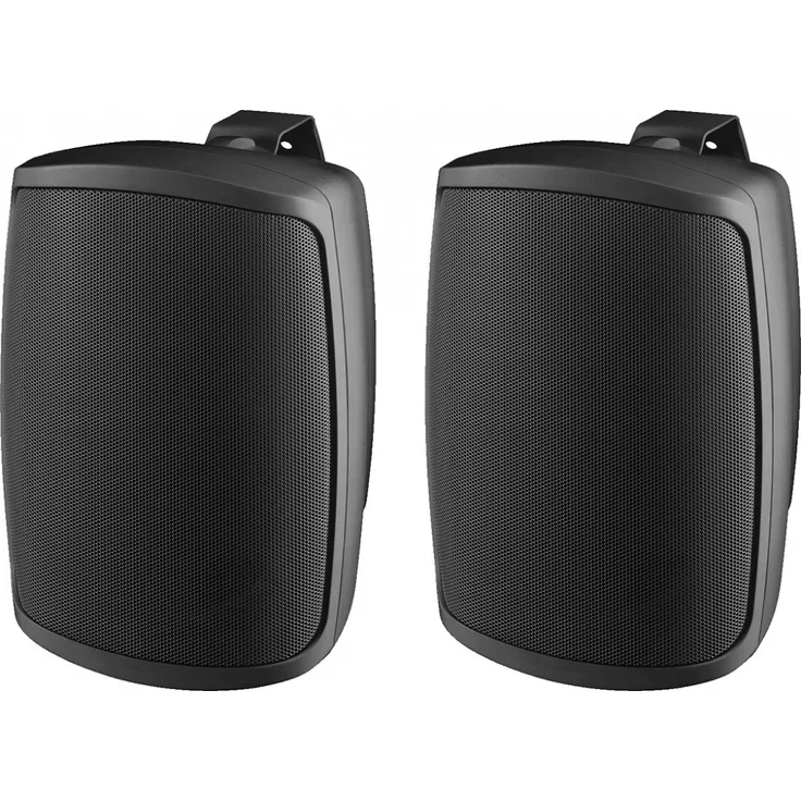 MONACOR WALL-04T/SW 2-Wege-ELA-Lautsprecherboxen schwarz