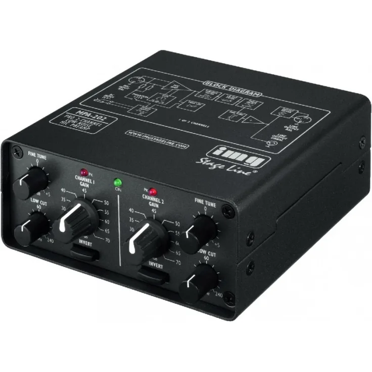 IMG Stage Line MPA-202 Mikrofonvorverstärker