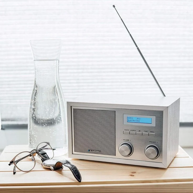 Blaupunkt RXD-180-WH Retro-Radio weiß, silber – Bild 6