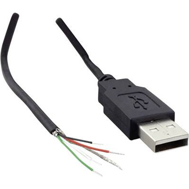 USB A Stecker 2.0 mit offenem Kabelende 2.0 TRU COMPONENTS Inhalt 1 (1582621)