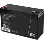Green Cell AGM01 Bleiakku 6V 12Ah Blei-Vlies (AGM) (B x H x T) 151 x 94 x 50mm Flachstecker 4.8mm Zyklenfest, Wartungsfrei