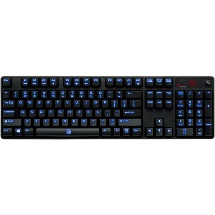 Tt eSPORTS Poseidon Z Illuminated Brown Switch Edition - Tastatur - hinterleuchtet - USB - Schwarz (KB-PIZ-KBBLGR-01) Englisch QWERTY – Bild 2