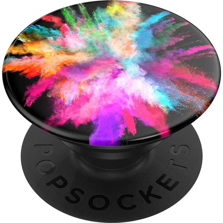 PopSockets PopGrip - Ausziehbarer Sockel und Griff für Smartphones und Tablets mit einem Austauschbarem Top - Color Burst Gloss