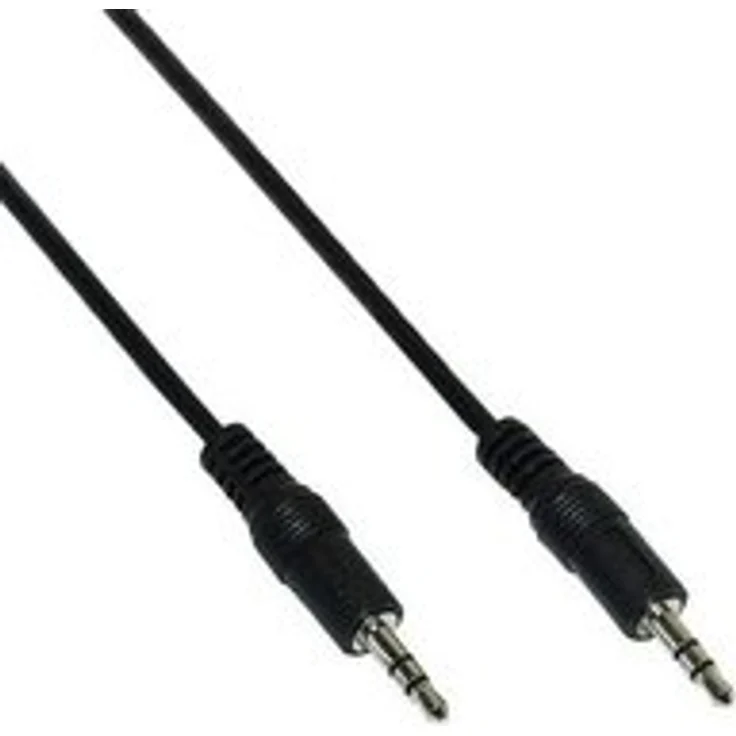 InLine 99932D Klinke Kabel, 3,5mm Stecker - Stecker, Stereo, 0,5m – Bild 1