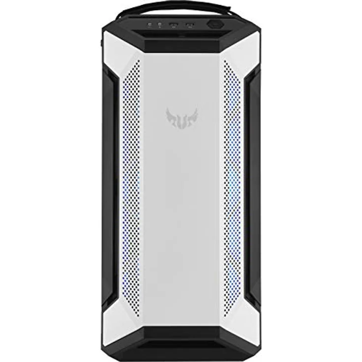 ASUS TUF Gaming GT501 White Edition Case unterstützt bis zu EATX mit Metallfront Panel, Tempered Glass Side Panel, 120mm RGB Fan, 140mm PWM Fan, Radiator Space Reserved, USB 3.1 Gen 1 – Bild 1