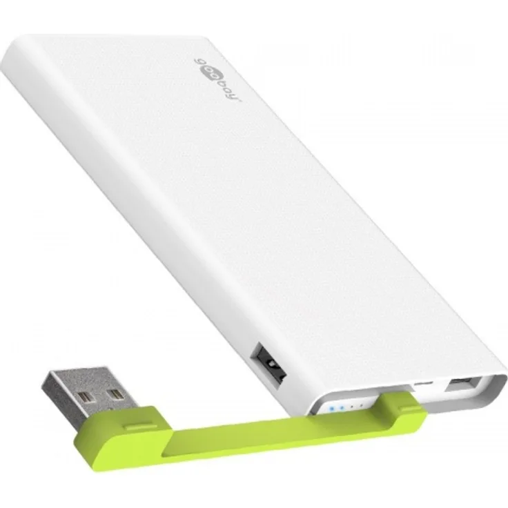 Powerbank mit 10000mAh mit 2mal 2A USB-Ladeausgang