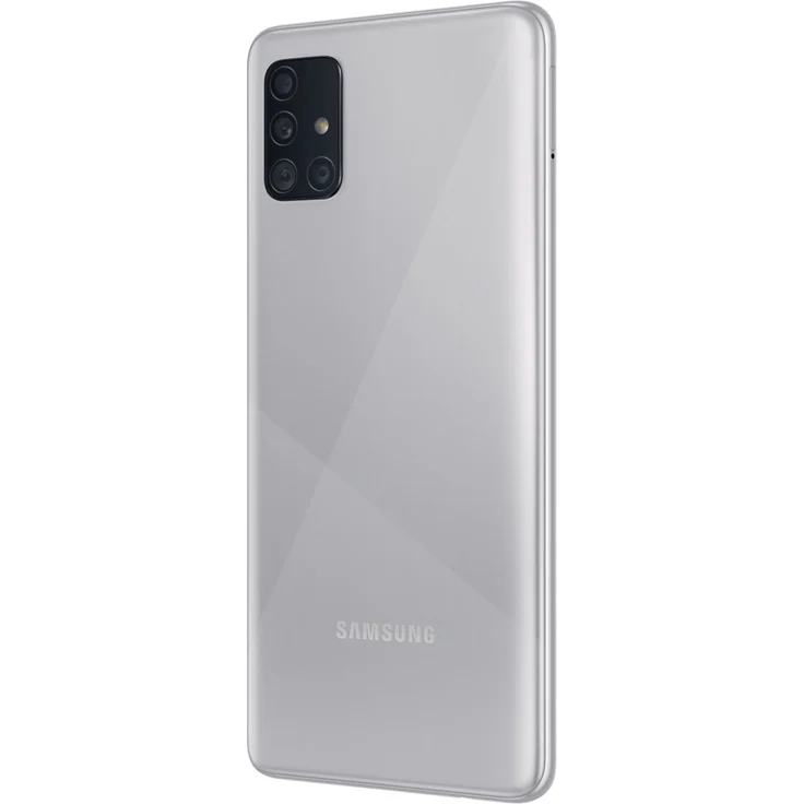 Samsung Galaxy A51 Smartphone 16,51cm Super AMOLED-Display, 128GB interner Speicher, 4GB RAM Silber – Bild 4