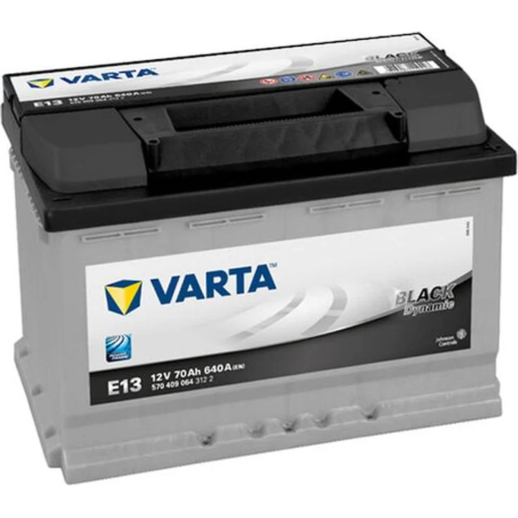 Starterbatterie Varta Schwarz Dynamische 12V 70Ah L3 E13 - 640A – Bild 1
