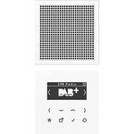 Jung Smart Radio DAB+, Set Mono DAB LS1 Unterputzradio, weiß