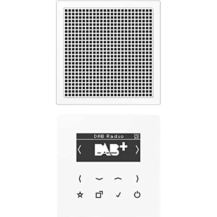 Jung Smart Radio DAB+, Set Mono DAB LS1 Unterputzradio, weiß