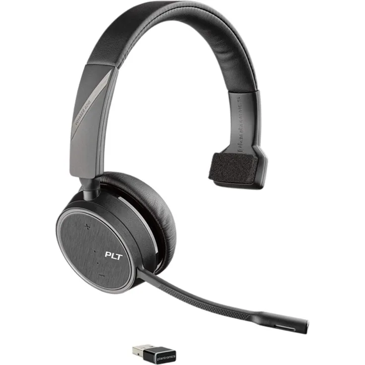 Poly Bluetooth Headset Voyager 4210 UC mon. USB-A (inkl. LS), schwarz