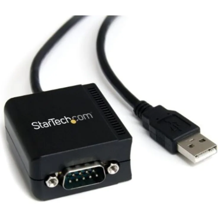 StarTech.com USB auf RS232 Adapter, Verbindungskabel für ältere Peripheriegeräte, USB Seriell Adapter, kompatibel mit vielen Betriebssystemen, 115,2 kbit-s, 1,8 m langes Kabel