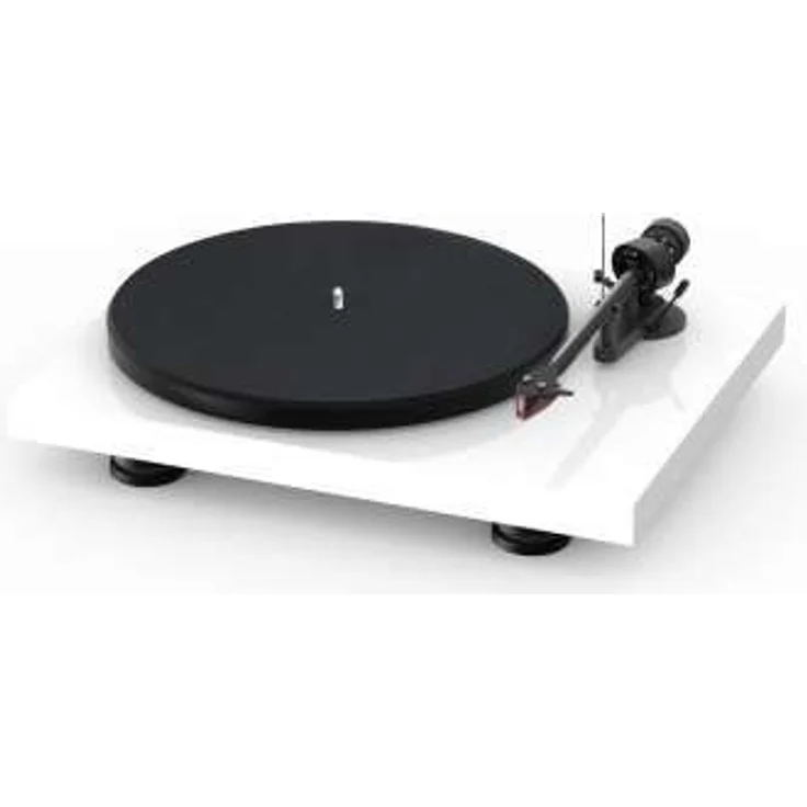 Pro-Ject Debut Carbon EVO Manueller Plattenspieler mit Riemenantrieb inkl. Schutzhaube hochglanz weiß – Bild 2