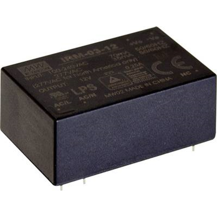 Mean Well AC/DC-Printnetzteil IRM-03-5S 5 V/DC 600 mA 3 W (IRM-03-5S)