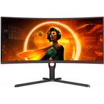 AOC CU34G3S/BK - 34 Zoll, UWQHD (3440 x 1440), VA-Panel, 165Hz, 1ms, 300cd/m² (CU34G3S/BK)