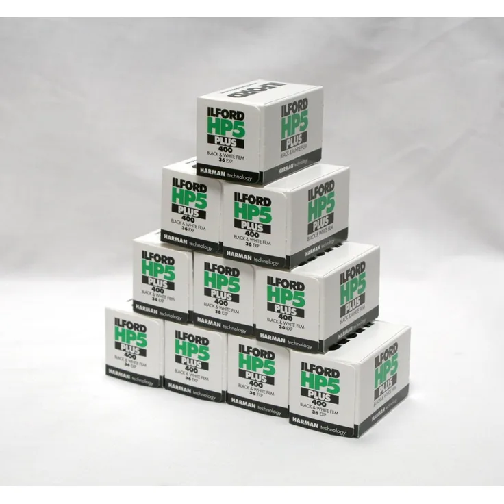 Ilford HP5+ Schwarz-Weiß-Film, 36 Aufnahmen, 10 Stück