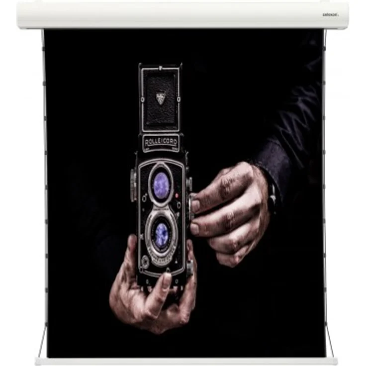 celexon HomeCinema Motorleinwand Tension 243x 136 cm 110'' - Dynamic Slate ALR – Bild 1