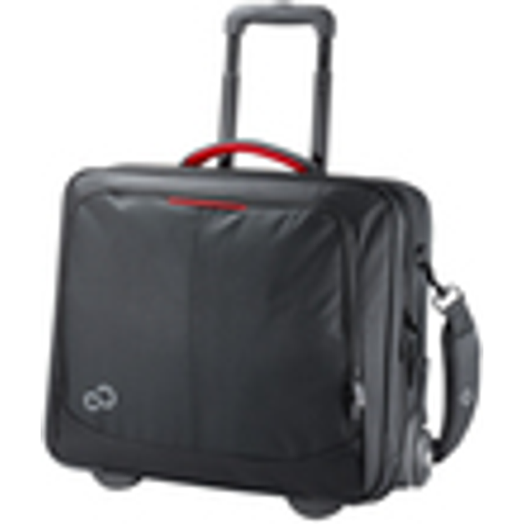 Fujitsu Prestige Trolley 17.3 Laptoptasche 43,9 cm (17.3 Zoll) Trolley case Schwarz - Laptoptaschen (Trolley case, 43,9 cm (17.3 Zoll), Schultergurt, 3,57 kg, Schwarz)