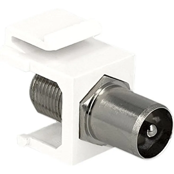 DeLOCK 86362 - Koaxialstecker (IEC, F, Polybag)