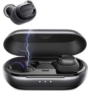 Bild für Soundcore Drahtlose Kopfhörer Liberty Lite by Anker, kabellose Kopfhörer mit 12 Stunden Spielzeit, Graphenverstärkter Treiber, Mikrofon und Bluetooth 5 (Schwarz)