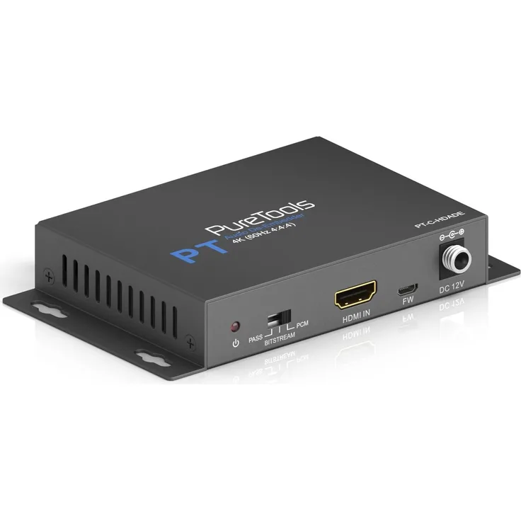 PureTools PT-C-HDADE HDMI Audio De-Embedder, 4K (60Hz 4:4:4)