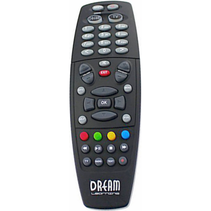 Fernbedienung DREAM Learning Dreambox 600/7000/7020/500HD/800HD/7020HD/8000HD Schwarz