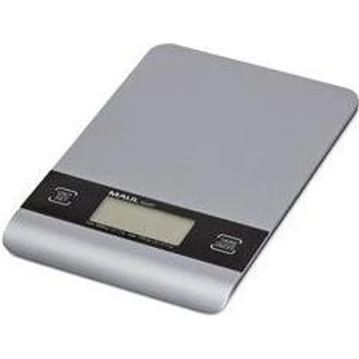Digitale Briefwaage Maultouch, Tragfähigkeit 5000 g, 1 g Teilung, 160 x 18 x 230 mm, silber