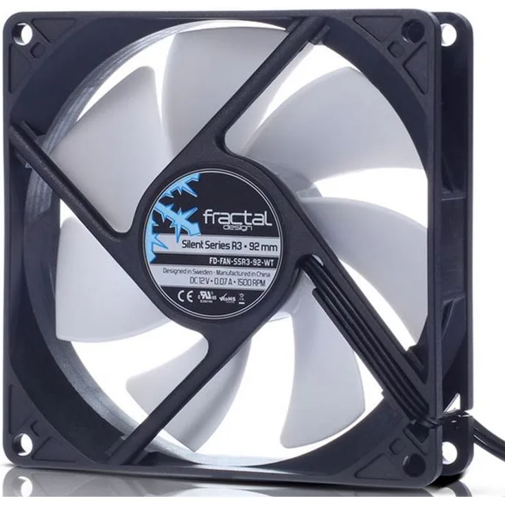 Fractal Design Silent Series R3 92mm (FD-FAN-SSR3-92-WT)
