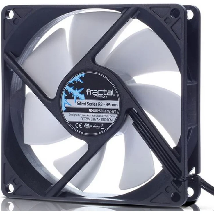 Fractal Design Silent Series R3 92mm (FD-FAN-SSR3-92-WT) – Bild 1