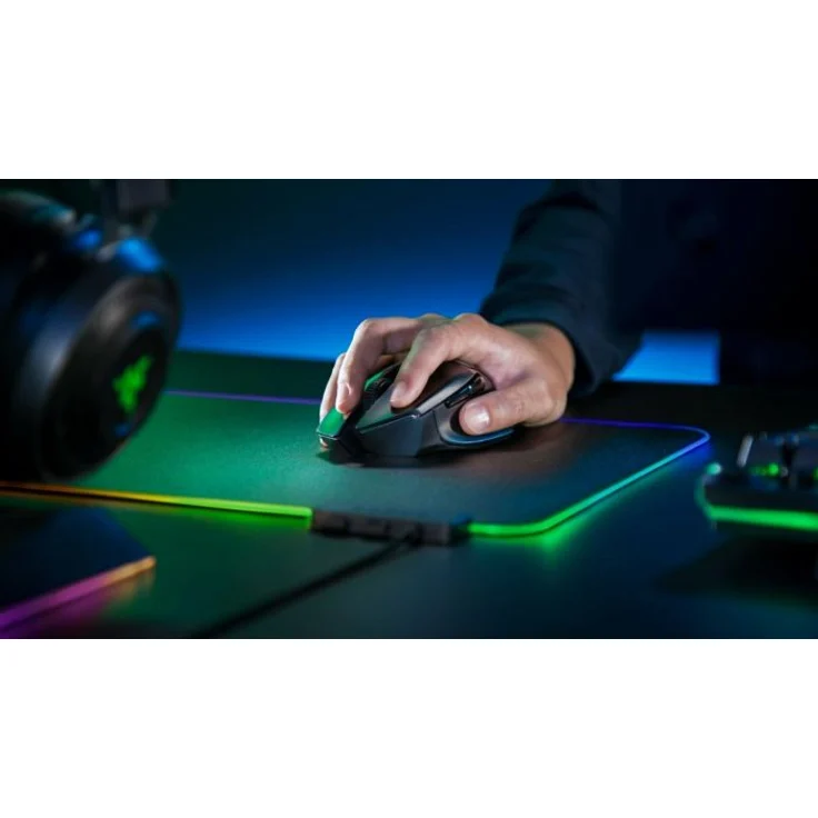 Razer Basilisk X HyperSpeed Wireless Gaming Maus (mit Razer HyperSpeed Technologie, Kabellos, 5G Advanced Optical Sensor und 6 Freikonfigurierbaren Tasten) – Bild 7